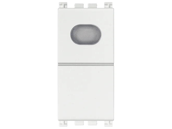 VIMAR Vimar 19068.B Pulsante 1P NO 10A con spia bianco
