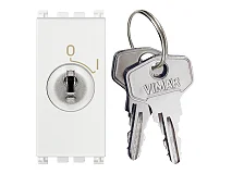 VIMAR Vimar 19083.B Interruttore 2P 16(3)A +chiave bianco