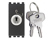 VIMAR Vimar 19083.CU Interr. 2P 16(3)A +chiave unif. grigio
