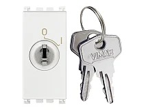 VIMAR Vimar 19083.CU.B Interr. 2P 16(3)A +chiave unif. bianco