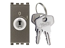 VIMAR Vimar 19083.M Interruttore 2P 16(3)A +chiave Metal