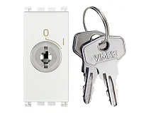 VIMAR Vimar 19086.B Pulsante 2P NO 16A +chiave bianco