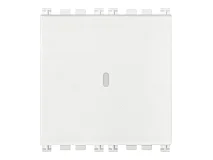 VIMAR Vimar 19104.2.B Deviatore 1P 10AX assiale 2M bianco