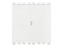 VIMAR Vimar 19108.2.B Pulsante 1P NO 10A assiale 2M bianco