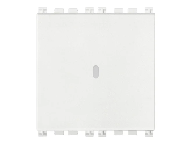 VIMAR Vimar 19108.2.B Pulsante 1P NO 10A assiale 2M bianco