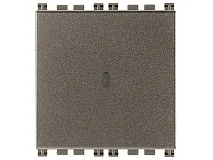 VIMAR Vimar 19108.2.M Pulsante 1P NO 10A assiale 2M Metal