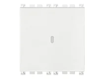 VIMAR Vimar 19113.2.B Invertitore 1P 16AX assiale 2M bianco