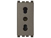 VIMAR Vimar 19203.M Presa 2P+T 16A P17/11 Metal
