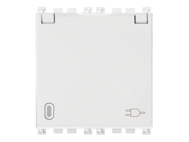 VIMAR Vimar 19208.C.B Presa SICURY 2P+T 16A DE + coper. bianco