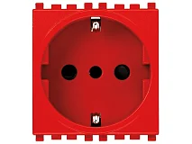 VIMAR Vimar 19209.R Presa 2P+T 16A P30 rosso