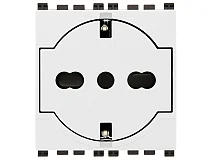 VIMAR Vimar 19211.B Presa 2P+T P40 universale a filo bianco