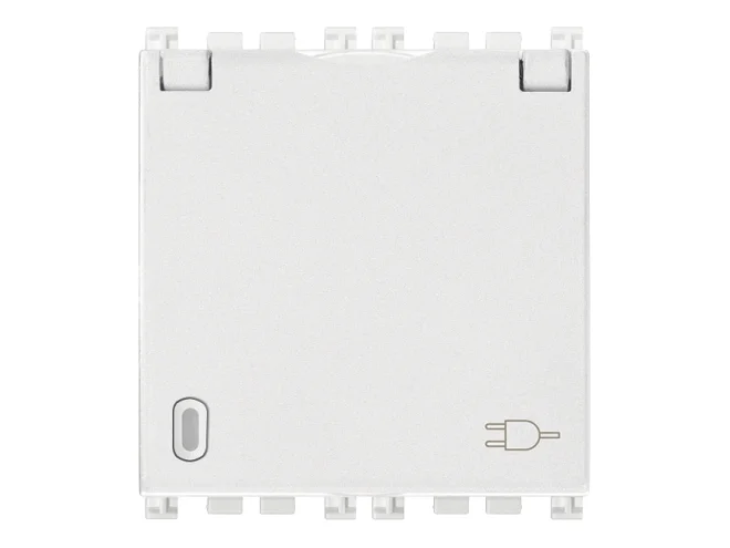 VIMAR Vimar 19212.C.B Presa SICURY 2P+T 16A FR + coper. bianco