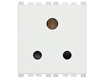 VIMAR Vimar 19214.B Presa SICURY 2P+T 5A inglese bianco