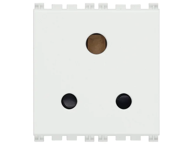 VIMAR Vimar 19214.B Presa SICURY 2P+T 5A inglese bianco