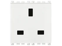 VIMAR Vimar 19219.B Presa 2P+T 13A inglese bianco