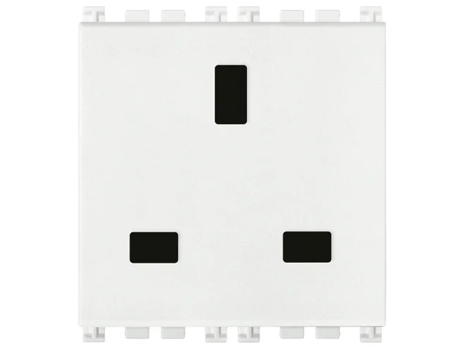 VIMAR Vimar 19219.B Presa 2P+T 13A inglese bianco