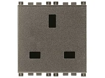 VIMAR Vimar 19219.M Presa 2P+T 13A inglese Metal