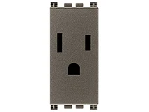 VIMAR Vimar 19245.M Presa 2P+T 15A USA+SASO Metal