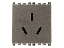 VIMAR Vimar 19254.M Presa SICURY 2P+T 16A cinese Metal
