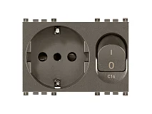 VIMAR Vimar 19276.M Presa 2P+T 16A P30 intb+MT C16 Metal