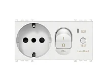 VIMAR Vimar 19286.B Presa 2P+T 16A P30 intb+MTDiffC16 bianco