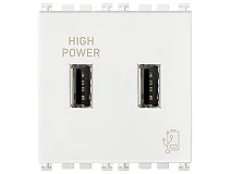 VIMAR Vimar 19295.B Unità alimentazione USB 5V2,1A 2M bianco