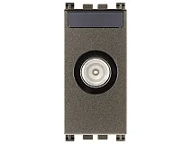 VIMAR Vimar 19300.10.M Presa TV-RD-SAT passante Metal
