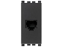 VIMAR Vimar 19320.AB Presa RJ11 6/4 antibatterico grigio