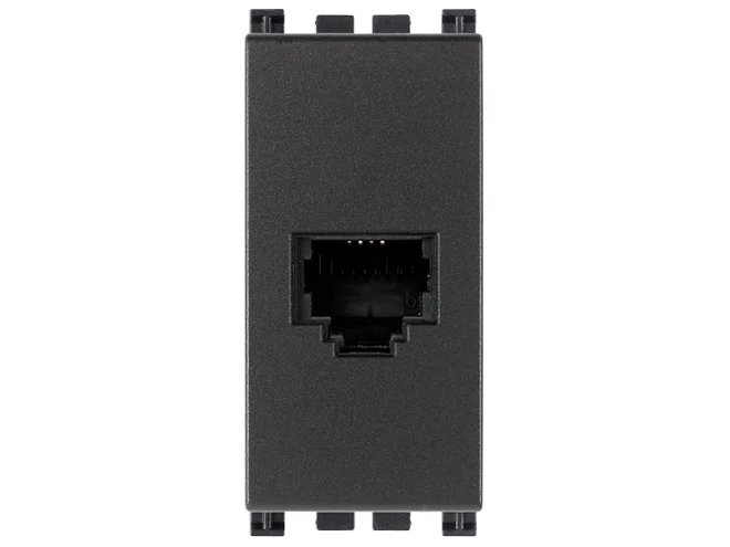 VIMAR Vimar 19320.AB Presa RJ11 6/4 antibatterico grigio
