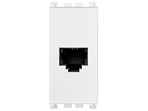 VIMAR Vimar 19320.AB.B Presa RJ11 6/4 antibatterico bianco