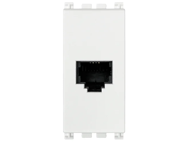 VIMAR Vimar 19320.B Presa RJ11 6/4 bianco