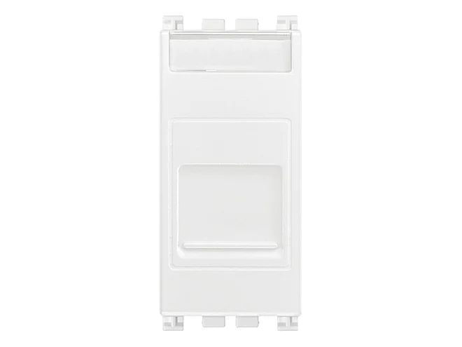 VIMAR Vimar 19322.B Presa RJ11 6/4 con portello bianco