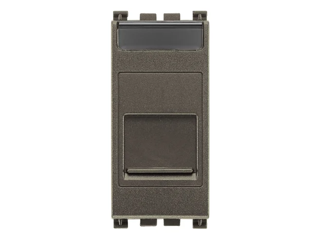 VIMAR Vimar 19322.M Presa RJ11 6/4 con portello Metal