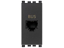 VIMAR Vimar 19329 Presa RJ11 speciale per BUS grigio