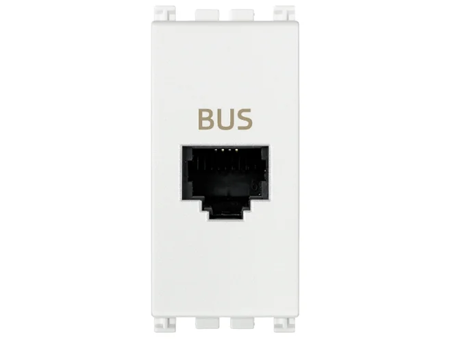 VIMAR Vimar 19329.B Presa RJ11 speciale per BUS bianco