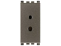 VIMAR Vimar 19331.M Presa polarizzata 2P 6A 24V SELV Metal