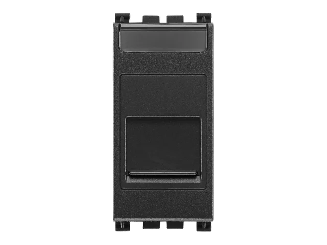 VIMAR Vimar 19337.6 Presa RJ45 Cat6 UTP con portello grigio