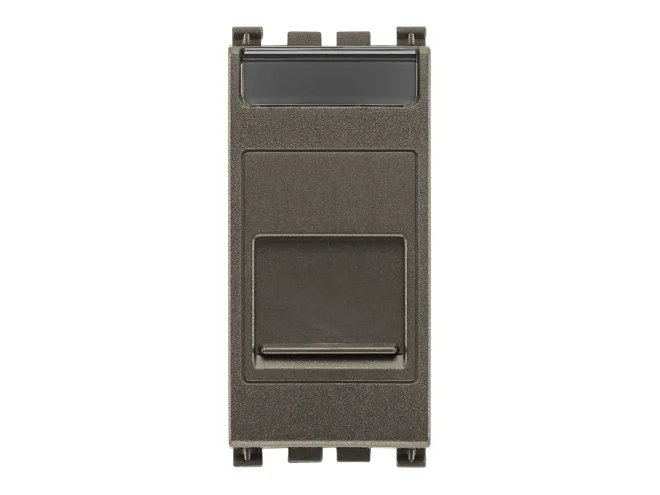 VIMAR Vimar 19337.6.M Presa RJ45 Cat6 UTP con portello Metal