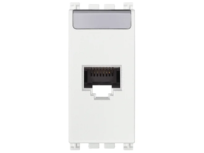 VIMAR Vimar 19339.11.B Presa RJ45 Netsafe Cat5e UTP bianco