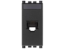 VIMAR Vimar 19339.13 Presa RJ45 Netsafe Cat6 UTP grigio