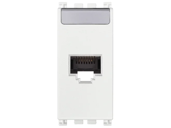 VIMAR Vimar 19339.14.B Presa RJ45 Netsafe Cat6 FTP bianco