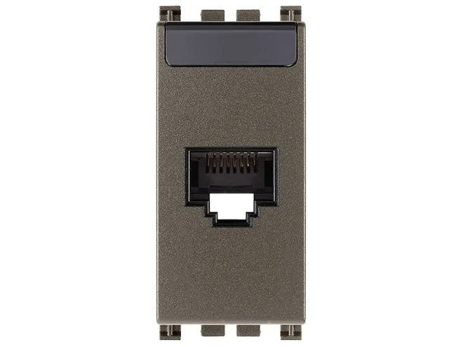 VIMAR Vimar 19339.14.M Presa RJ45 Netsafe Cat6 FTP Metal