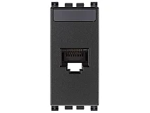 VIMAR Vimar 19339.16 Presa RJ45 Netsafe Cat6A FTP grigio