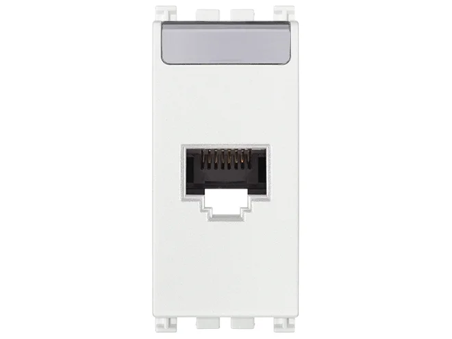 VIMAR Vimar 19339.16.B Presa RJ45 Netsafe Cat6A FTP bianco