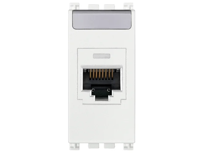 VIMAR Vimar 19340.1.B Presa RJ45 Panduit Cat5e UTP bianco