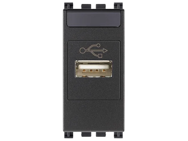 VIMAR Vimar 19345 Presa USB grigio