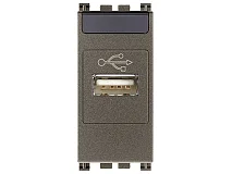 VIMAR Vimar 19345.M Presa USB Metal