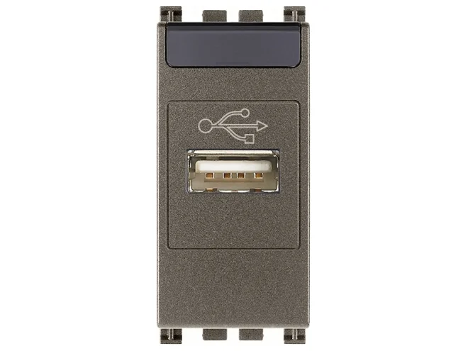 VIMAR Vimar 19345.M Presa USB Metal