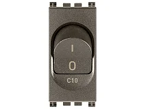 VIMAR Vimar 19405.10.M Interruttore MT 1P+N C10 120-230V Metal
