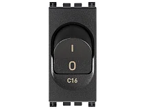VIMAR Vimar 19405.16 Interruttore MT 1P+N C16 120-230V grigio